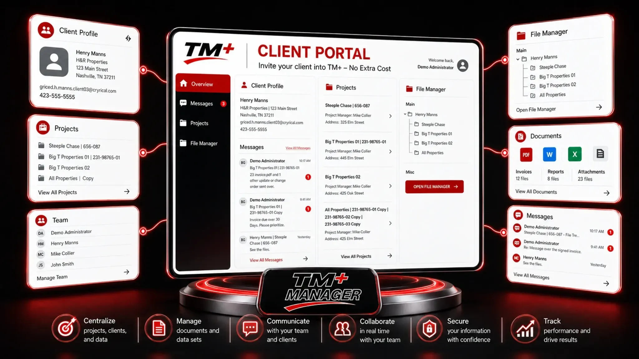 TM+ Client Portal