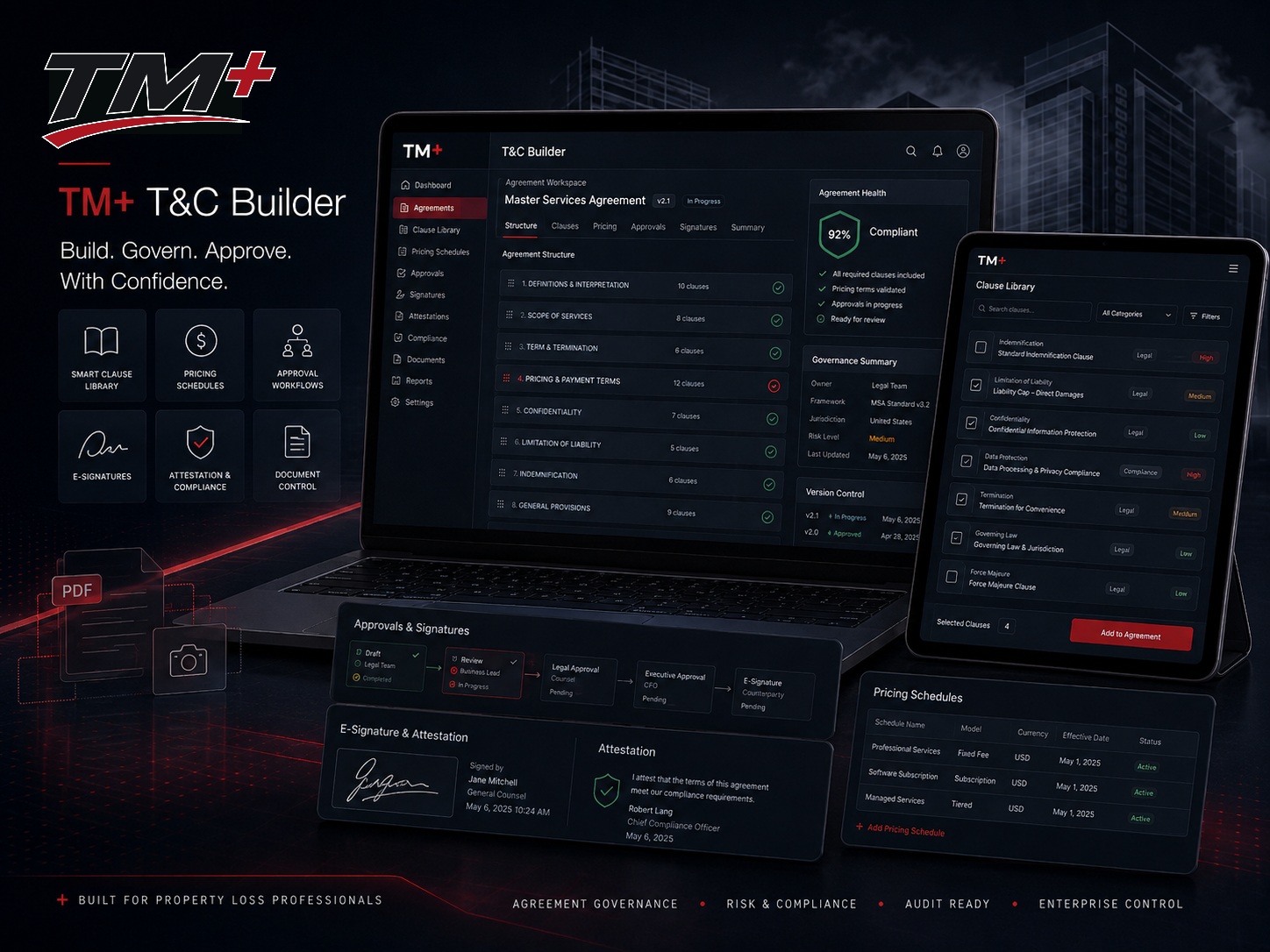 TM+ T&C Builder
